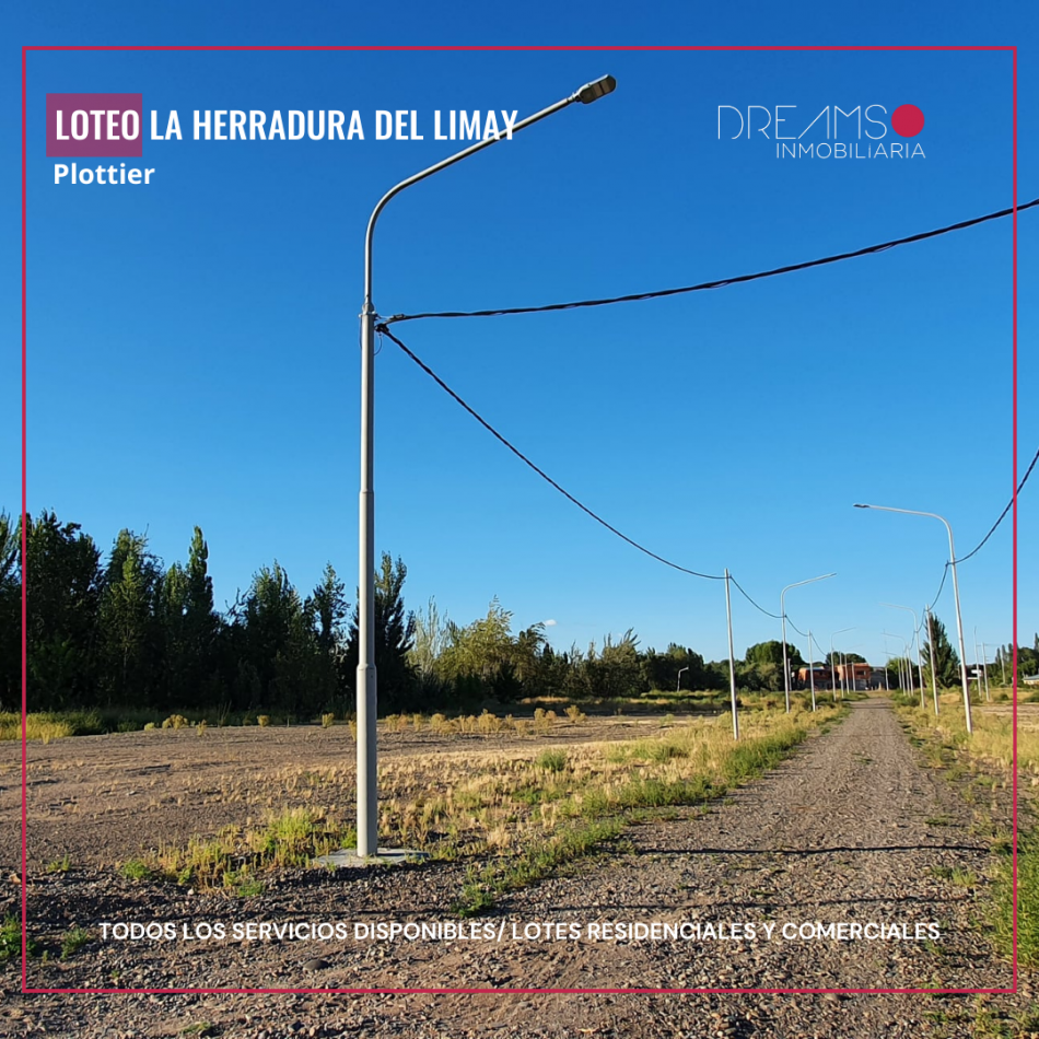 LOTE EN VENTA - "LOTEO LA HERRADURA DEL LIMAY"
