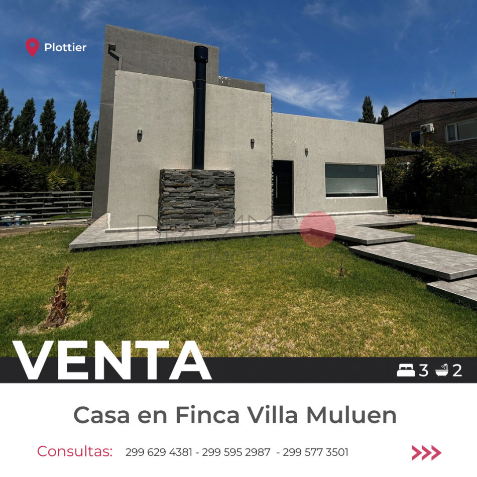 CASA EN VENTA - FINCA VILLA MULUEN 