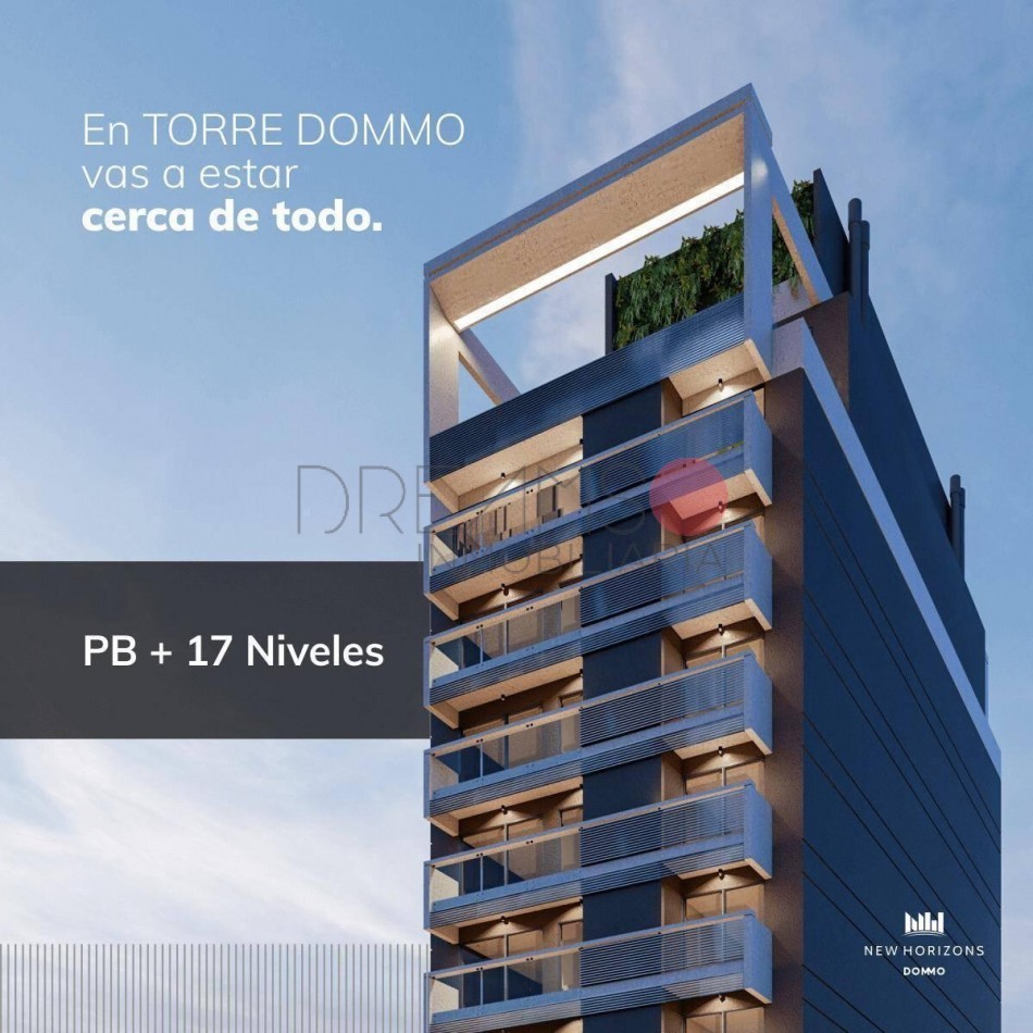 VENTA DEPTO 1 HAB - FRENTE - TORRE DOMMO - CENTRO NEUQUINO C/COCHERA