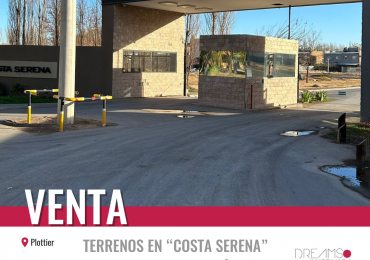 VENTA TERRENO DE 622m² - FINCA COSTA SERENA - PLOTTIER